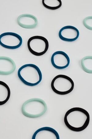 Pack of 18 Seamless Hair Elastics