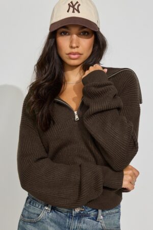 Long Sleeve Supersoft Half Zip Sweater